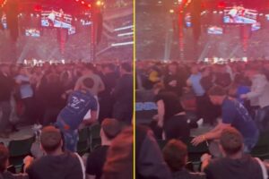Read more about the article Footage shows shocking moment brawl erupts in crowd during Chris Eubank Jr vs Conor Benn