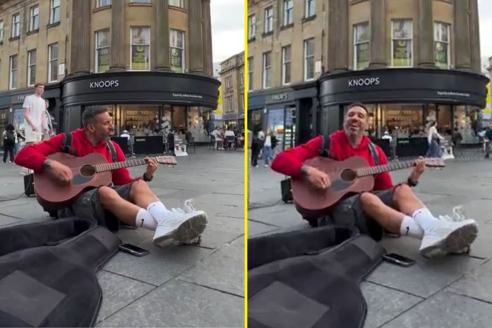 You are currently viewing Newcastle cult hero spotted busking in city centre and appears to go completely unnoticed