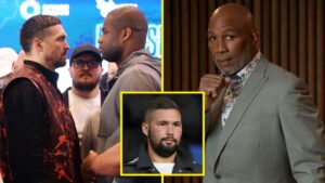 Read more about the article ‘Clear weakness’ – Lennox Lewis and Tony Bellew disagree on Oleksandr Usyk vs Daniel Dubois 2 prediction