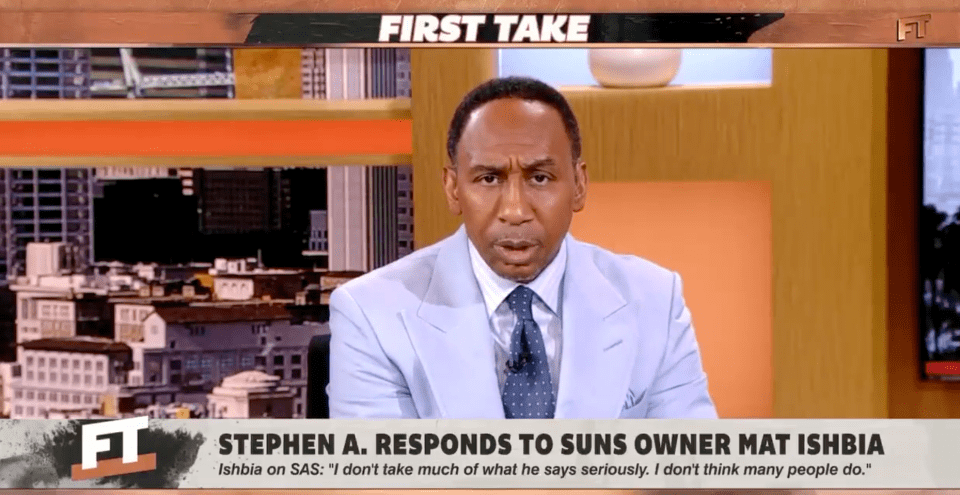 You are currently viewing ‘I owe him an apology’ – Stephen A. Smith clears up confusion towards Mat Ishbia with awkward apology
