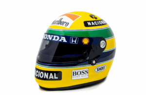 Read more about the article ‘Saved my life’ – F1 helmet from selfless Ayrton Senna moment smashes auction record