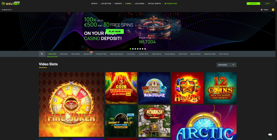 You are currently viewing Weltbet casino review💥Up to €500 and 30 free spins!