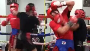 Read more about the article ‘It’s bothering me’ – Ryan Garcia struggled in resurfaced sparring footage with Rolly Romero