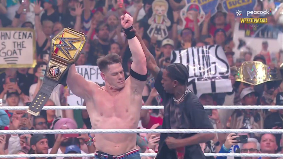 You are currently viewing John Cena makes WWE history by becoming 17-time champion in WrestleMania 41 main event