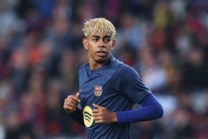 Read more about the article Lamine Yamal races past Lionel Messi to make instant Barcelona history in Champions League semi-final