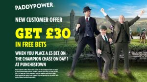 Read more about the article Punchestown betting offer: Bet £5 get £30 in free bets on Paddy Power
