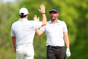 Read more about the article I charge £93 for golf lessons but stunned Rory McIlroy with remarkable PGA Championship moment and now hope to face him again