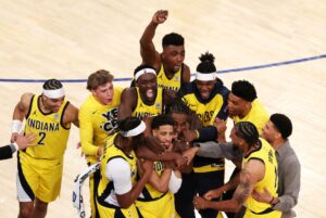 Read more about the article Shaq offers Tyrese Haliburton apology after doubting ‘killer instinct’ ahead of Game 2 win against Knicks