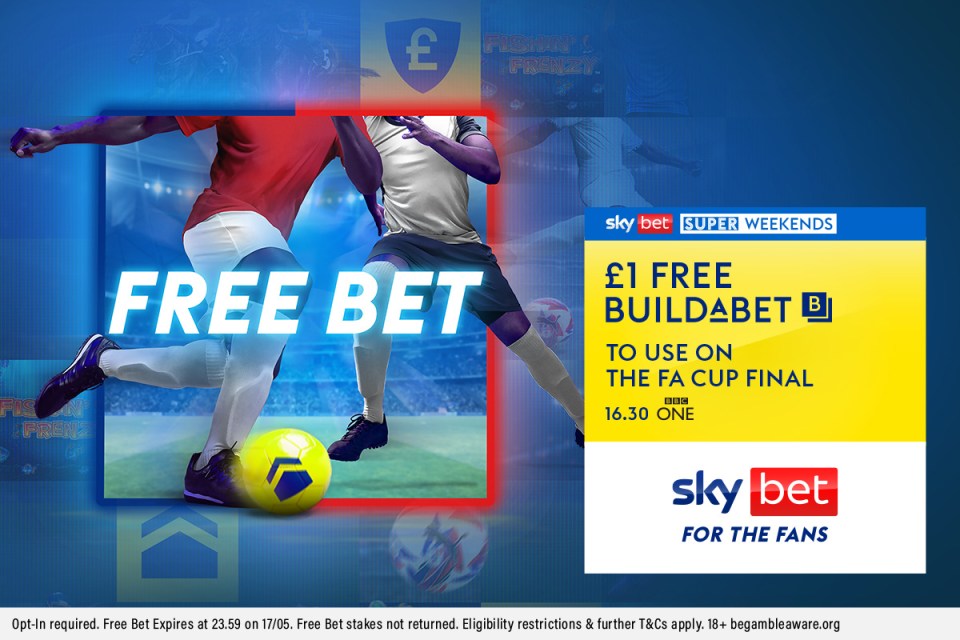 Read more about the article FA Cup final betting offer: Get a completely FREE BuildABet with Sky Bet