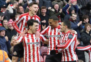 Read more about the article Sunderland were promoted despite losing in the play-offs after arch-rival fans invaded the pitch