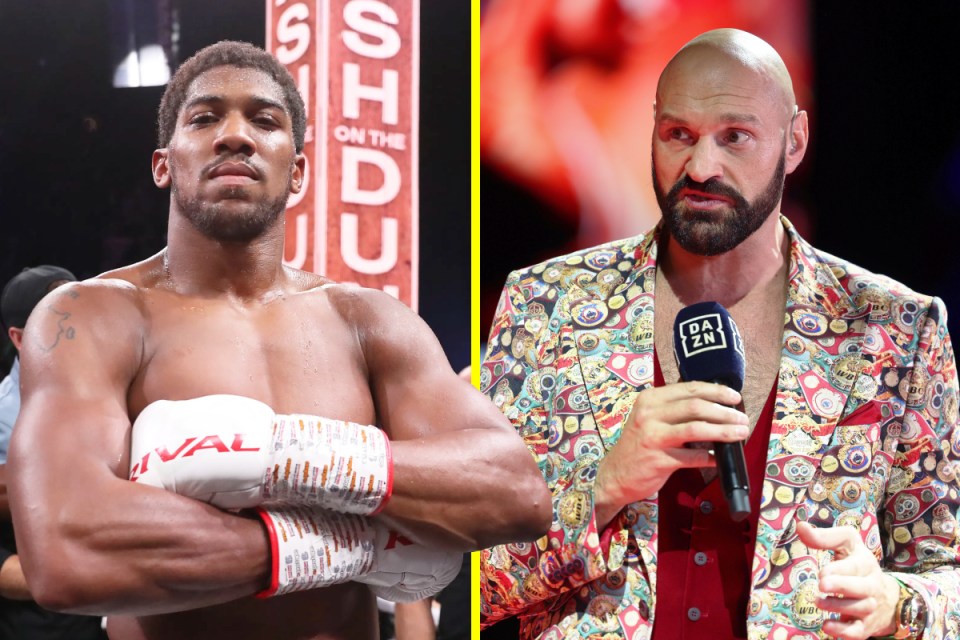 You are currently viewing Anthony Joshua refuses to rule out Tyson Fury fight despite rival’s recent retirement statement