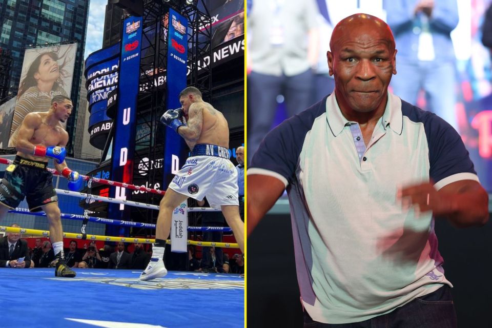 You are currently viewing ‘Shutout’ – Mike Tyson left in awe as Teofimo Lopez dismantles Arnold Barboza Jr