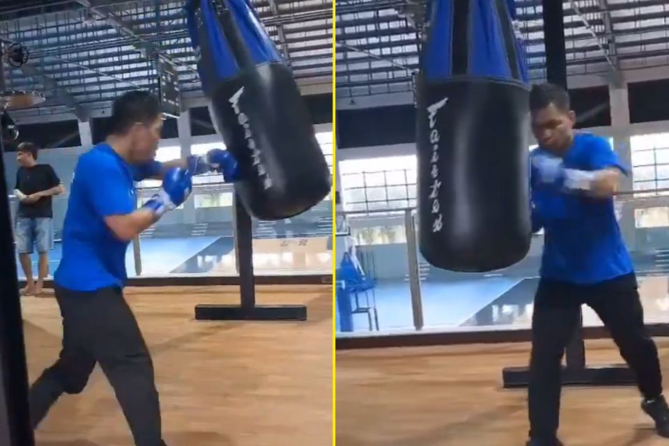 Read more about the article ‘Legs are gone’ – Manny Pacquiao’s latest training footage ahead of comeback fight leaves fans concerned
