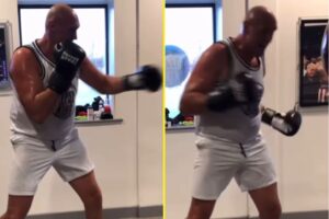 Read more about the article Tyson Fury releases new training footage in latest retirement U-turn hint