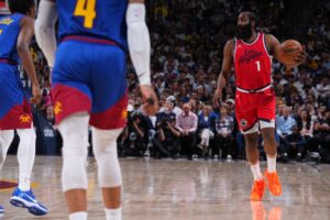 Read more about the article ‘Folds like clean sheets’ – James Harden brutally mocked by Kendrick Perkins after Game 7 flop