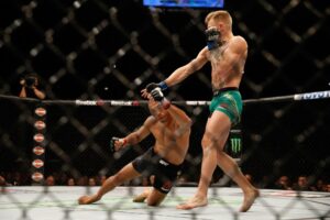 Read more about the article Conor McGregor’s knockout of Jose Aldo can inspire Paul Hughes’ composure at PFL Belfast