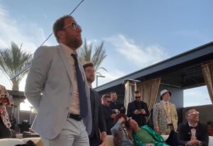 Read more about the article Dave Portnoy interrupts Met Gala rival to vent Boston Celtics anger as playoff prediction returns to haunt him
