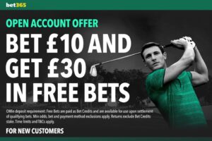 Read more about the article PGA Championship betting offer: Bet £10 and get £30 in free bets with bet365