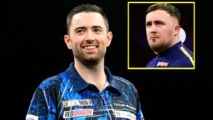 Read more about the article Luke Humphries joins exclusive four-man club as he denies Luke Littler darts’ second biggest jackpot