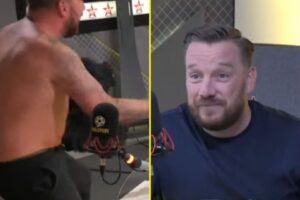 Read more about the article Emotional Jamie O’Hara strips in talkSPORT studio as Tottenham FINALLY win a trophy