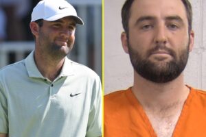 Read more about the article Scottie Scheffler’s caddie makes Mike Tyson reference as he reveals new details about PGA Championship arrest