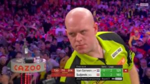 Read more about the article ‘Look at his face’ – Wayne Mardle in tears after Michael van Gerwen was filled with regret