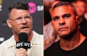 Read more about the article Michael Bisping gives mixed reaction as UFC legend who blinded him is inducted into Hall of Fame