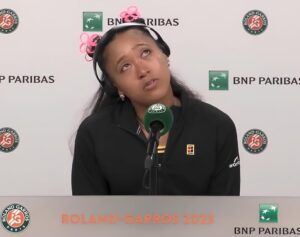 Read more about the article ‘Hate disappointing people’ – Emotional Naomi Osaka leave press room in tears after painful French Open defeat