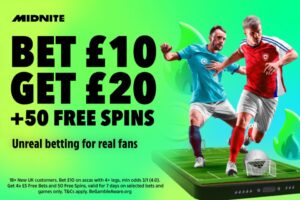 Read more about the article EFL Play-Offs betting offer: Bet £10 and get £20 and 50 free spins with Midnite