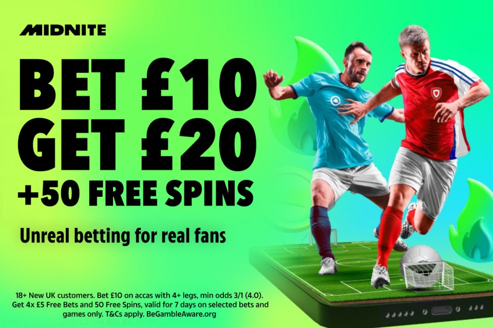 You are currently viewing EFL Play-Offs betting offer: Bet £10 and get £20 and 50 free spins with Midnite