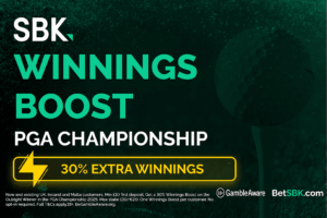 Read more about the article PGA Championship betting offer: 30% winnings boost on SBK