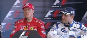 Read more about the article ‘Blind or stupid’ – Williams star left press in hysterics after Michael Schumacher battle at Imola