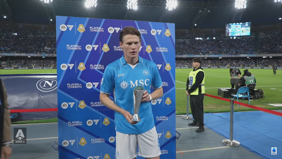 You are currently viewing Scott McTominay hits huge milestone as he scoops prestigious award and keeps Napoli’s title dream alive
