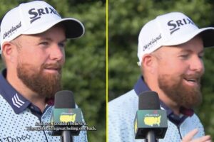 Read more about the article Shane Lowry calls for new PGA Tour rule after snapping at Rory McIlroy question