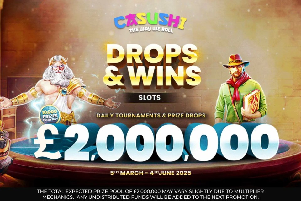 You are currently viewing Casushi Drops & Wins 2025 enters final fortnight – still several tournaments to win and random prizes to claim