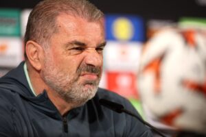 Read more about the article ‘I’m not a clown’ – Ange Postecoglou calls out journalist in spiky press conference before Europa League final