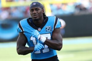 Read more about the article NFL star Xavier Legette goes viral after hockey appearance and adds to ‘real country’ legacy