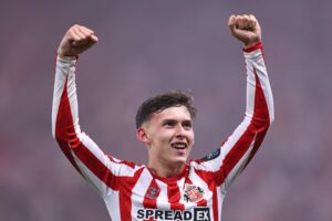 Read more about the article Sunderland star Chris Rigg makes instant history in Championship play-off final