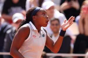 Read more about the article Coco Gauff broke down crying at French Open after getting into tense argument with umpire before frustrating loss