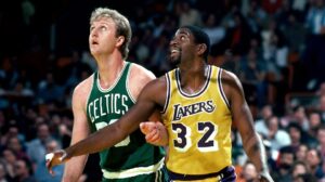 Read more about the article ‘Die by the 3’ – Magic Johnson reignites Lakers-Celtics rivalry with bold claim after Boston creates unwanted NBA history