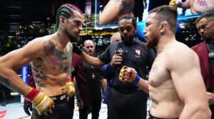Read more about the article UFC 316 LIVE: Date, UK start time, fight card and how to follow as Sean O’Malley looks to regain title in Merab Dvalishvili rematch