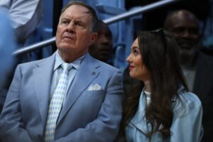 Read more about the article Michael Strahan gets Bill Belichick to smile and open up about relationship with Jordon Hudson on national television 