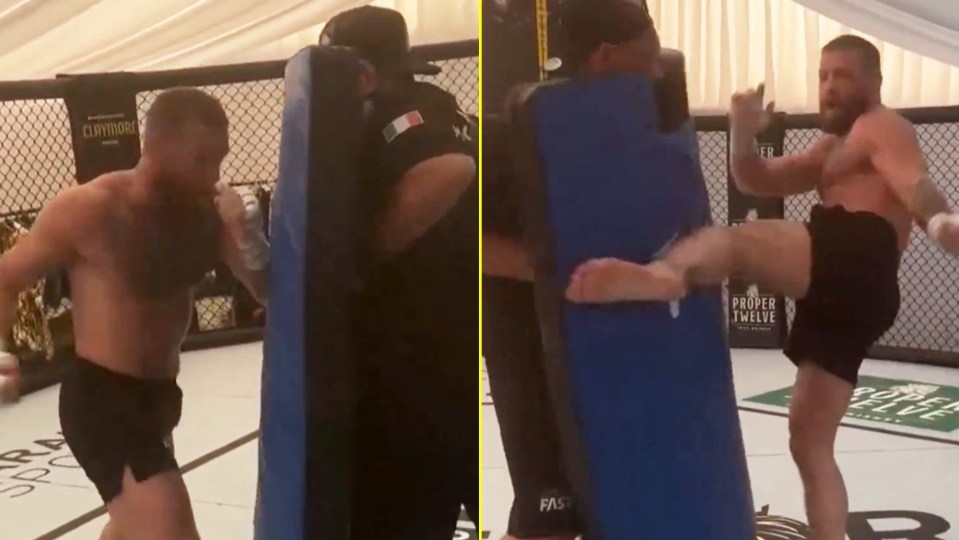 You are currently viewing ‘Looks so tired’ – Conor McGregor fails to impress fans as training footage sees doubt cast on future