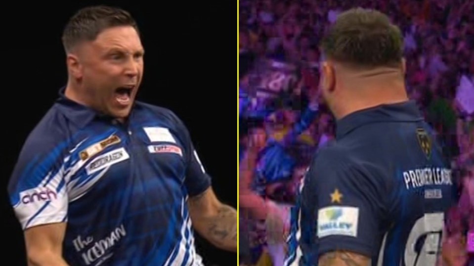 You are currently viewing Gerwyn Price lands nine-dart finish to send crowd wild but incredibly loses Premier League match