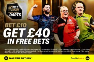 Read more about the article BetMGM Premier League Darts betting tips: Week 14 predictions