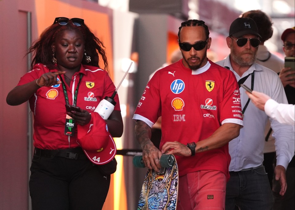 You are currently viewing Lewis Hamilton flexes limited-edition watch worth £1.1million as he bids for first Ferrari podium