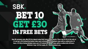 Read more about the article Manchester City v Wolves betting offer: Bet £10 and get £30 in free bets with SBK