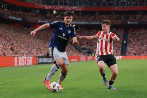 Read more about the article Harry Maguire jokingly dismisses new Manchester United nickname after being likened to Cristiano Ronaldo