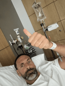 Read more about the article Rio Ferdinand posts update from hospital as he misses TNT Sports punditry with illness