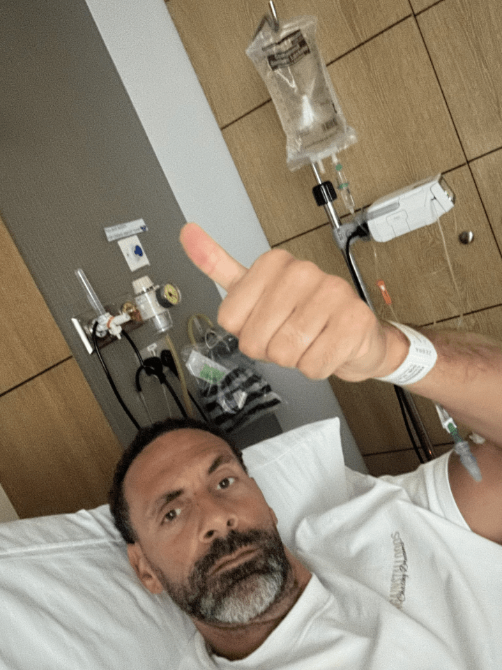 You are currently viewing Rio Ferdinand posts update from hospital as he misses TNT Sports punditry with illness